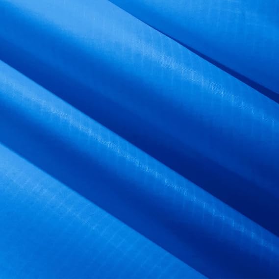 9KM DWLIFE 40D Waterproof Ripstop Nylon Fabric 5.6oz Nylon Sheets PU Coating Tear Resistant for Outdoor Cover Tent Kite Bag Material(Azure,3 Meter(300cm x 152cm))