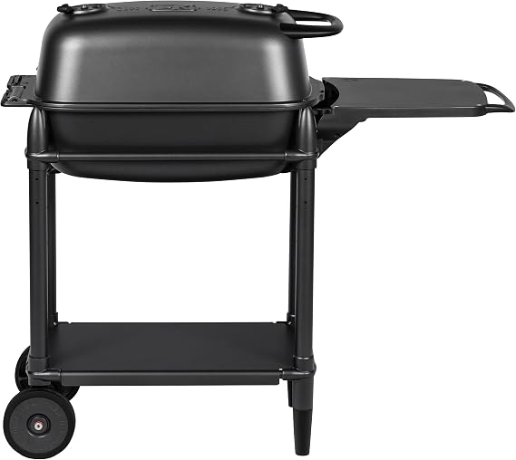 PK Grills PK300-BCX Portable Charcoal BBQ Grill and Smoker, Aluminum Outdoor Kitchen Cooking Barbecue Grill for Camping, Backyard Grilling, Park, Tailgating, Graphite/Black