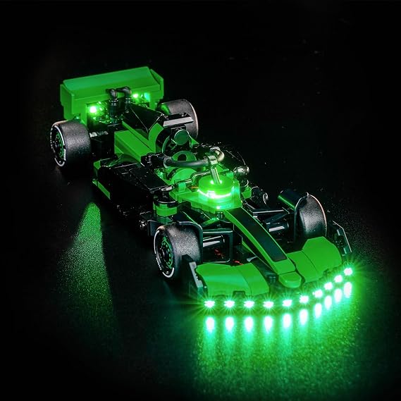 Light Kit Compatible with Lego Kick Sauber F1 Team C44 Race Car 77247 (No Model), Decoration Lighting Set Compatible with Lego Kick Sauber F1 Team C44 Race Car Creative Toys