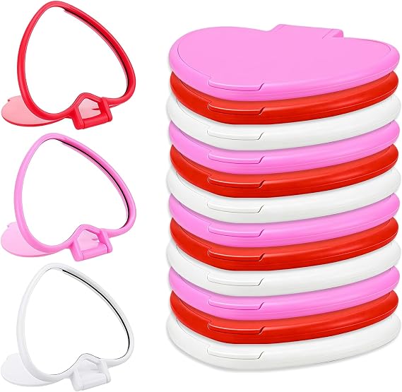 Compact Mirror, 12Pcs Pocket Travel Mini Handbag Folding Mirror for Women