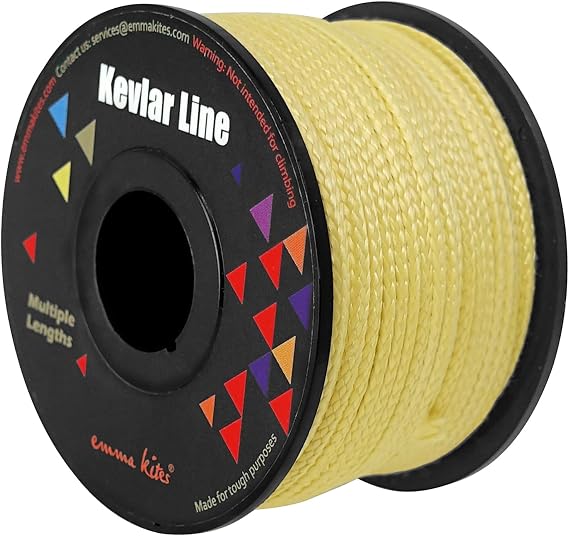 emma kites 100~2000lb Braided Kevlar Chain Utility Cord Mason Line for Kite Bridle Fishing Camping Packing Creative Projects