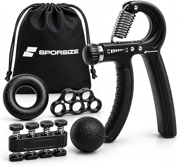 Sporsize El Yayı, El Sıkma ve Bilek Güçlendirici Set, 10-60 kg