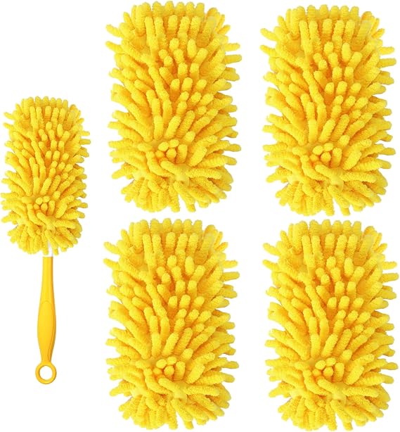 4 Pack Duster Refills for Swiffer, Reusable Duster Refills Heavy Duty Compatible with Swiffer Hand Duster