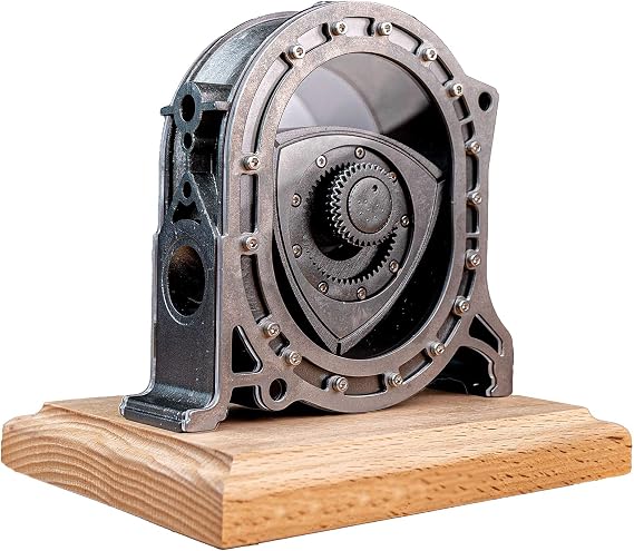 Rotary Engine Model Metal Engine Model Kit DIY Assembly Electric Engine Model Real Reduction Engine Training Model Maximum 600 RPM