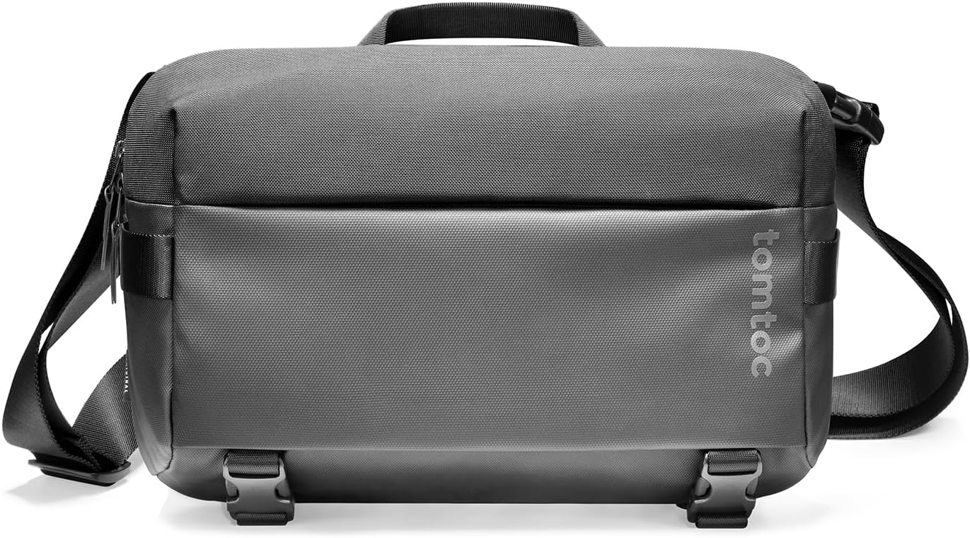 tomtoc Compact EDC Sling Bag, Minimalist Chest Shoulder Backpack Crossbody Bag for Men Women, Lightweight Carry Casual Bag