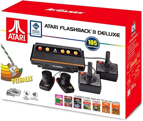 Atari Flashback 8 Deluxe with 105 games - 2 Wired controllers and 2 Wired Paddles