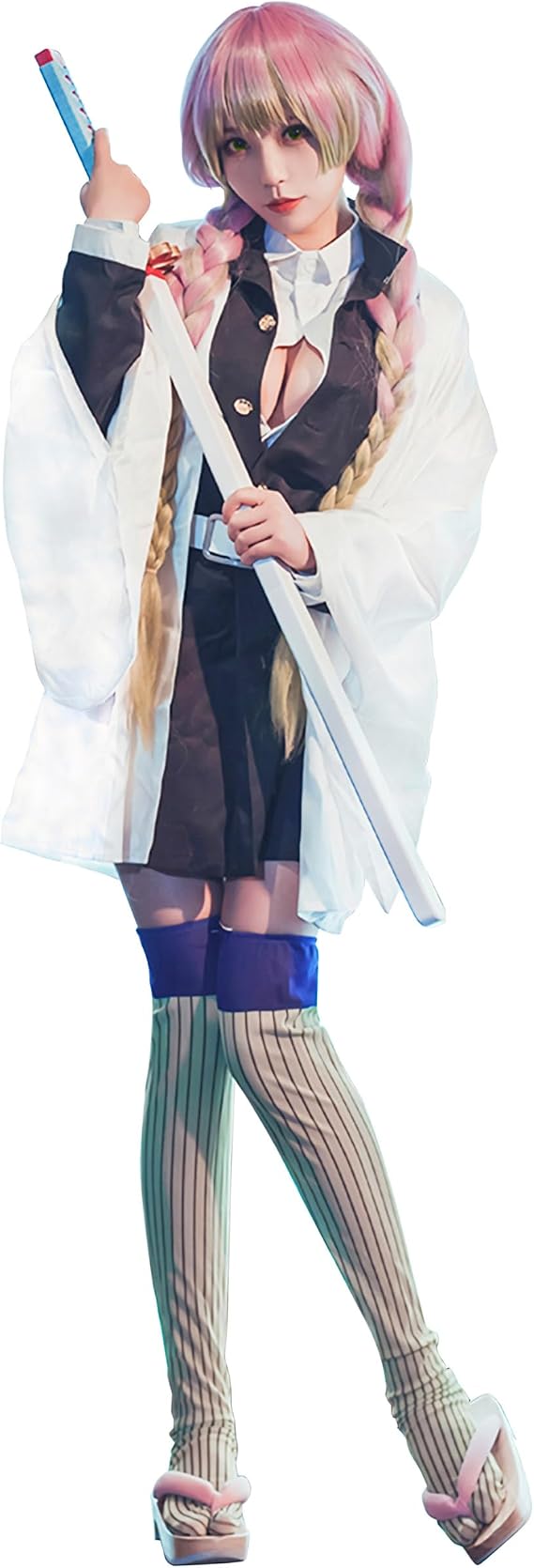Cosplay Costume Kimono Robe Suit with Belt Full Uniform Set Unisex Christmas Outfit Anime Fans Gift
