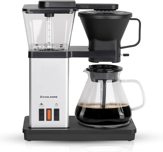 Masterbrew Coffee Machine - Filter Coffee Machine - With Blooming Function - Silver (Grey)