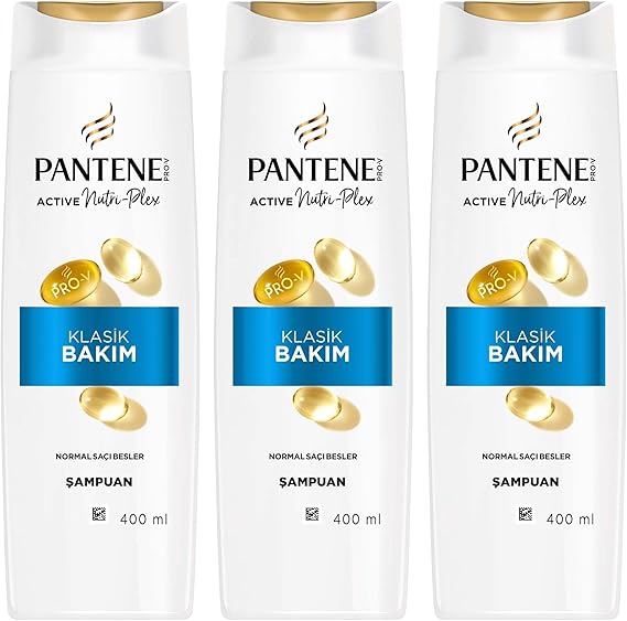 PANTENE Temel Bakım Şampuan 400 ml 3lü paket
