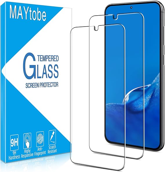 MAYtobe 2 Pack Screen Protector for Samsung Galaxy S25 5G Tempered Glass