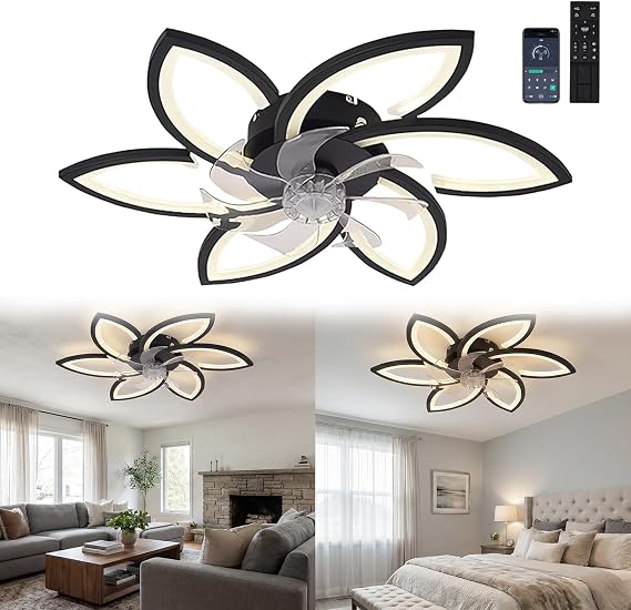 HoldOneLight Ceiling Fan with Light & Remote Control [Energy Class D]