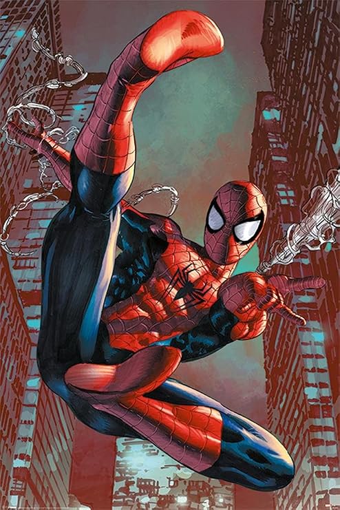 Spiderman Comic Poster - Web Slinger (61cm x 91,5cm) + a surprise poster!