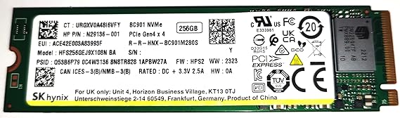SK hynix OEM Gamer 256GB M.2 2280 Gaming Gen4 PCIe NVMe Internal Solid State Drive SSD