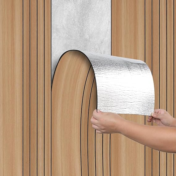 Peel and Stick Wall Panels Self-Adhesive Wood Paneling Wallpaper Waterproof 3mm Thick Stick on Wall Panels for Kitchen,Living Room,Bedroom,Ceilings 40x300CM Brown#