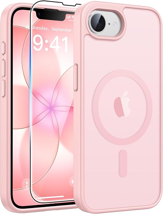 FNTCASE for iPhone 17e/ iPhone 16e Case, Fit for Magsafe, Screen Protector