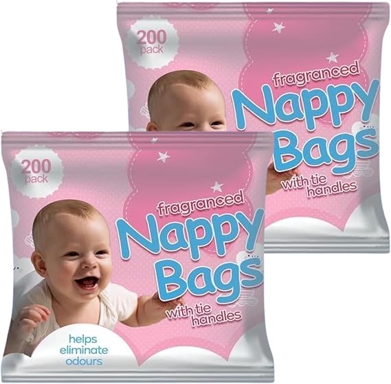 ZYBUX - Fragranced Nappy Disposable Bags (2x200) - 400 bags