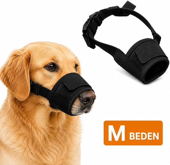 Valkyrie Köpek Ağızlığı M Beden Nefes Alabilir Fileli Ayarlanabilir Isırma Önleyici Yumuşak Siyah