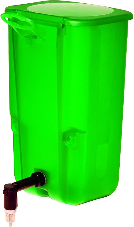 Kerbl Rabbit Plastic Drinking Trough, 1000 ml, Green