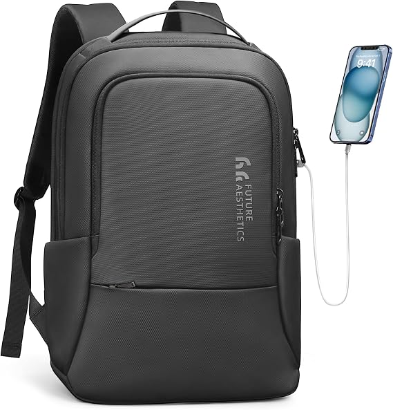 Laptop Backpack, Business Rucksack 15.6 Inch-Black