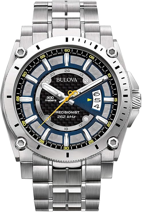 Bulova 96B131 Precisionist Quartz Wristwatch, Men's