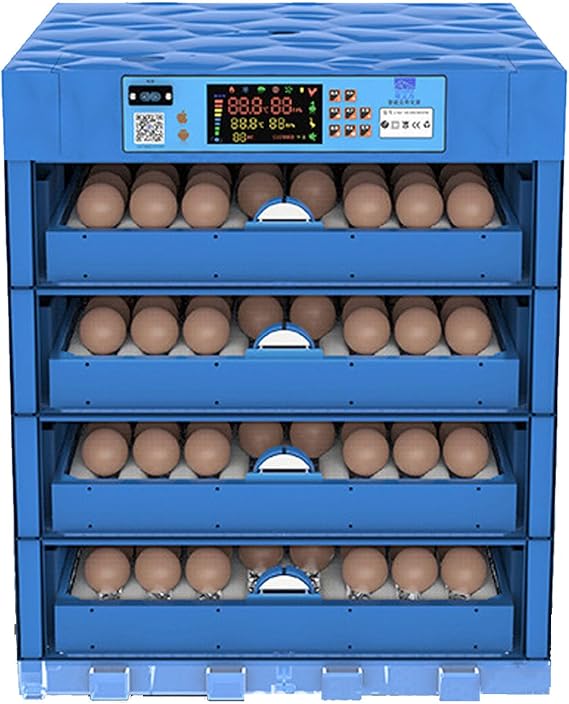 Egg Incubator 64/128/192/256/320 Eggs Incubator with Automatic EggTurning Water Fulfilling, Humidity Control Temperature Incubators for Hatching Chicken Duck Goose Birds
