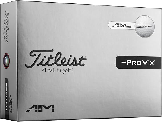 Titleist Pro V1x Left Dash Golf Ball, Pack of 12