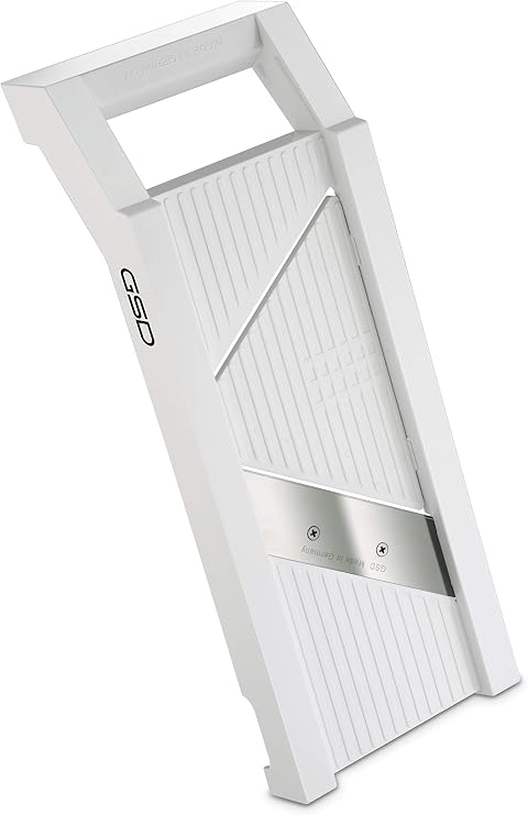 G S D Haushaltsgeräte 30 001 Universal Vegetable Slicer with 5 Inserts 20 Silver