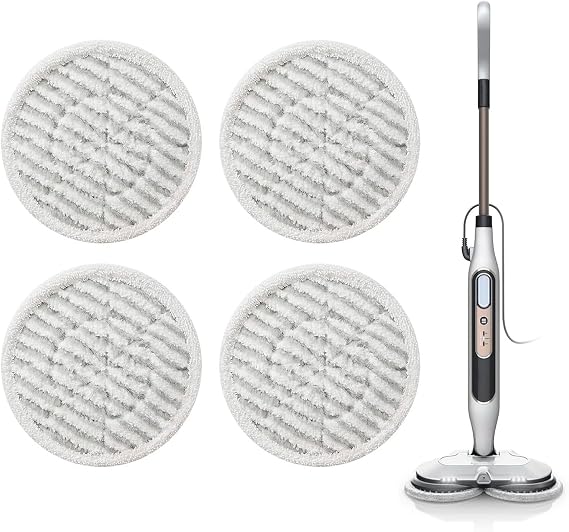 4PCS Steam Scrub Pads, Mop Replacement Pads