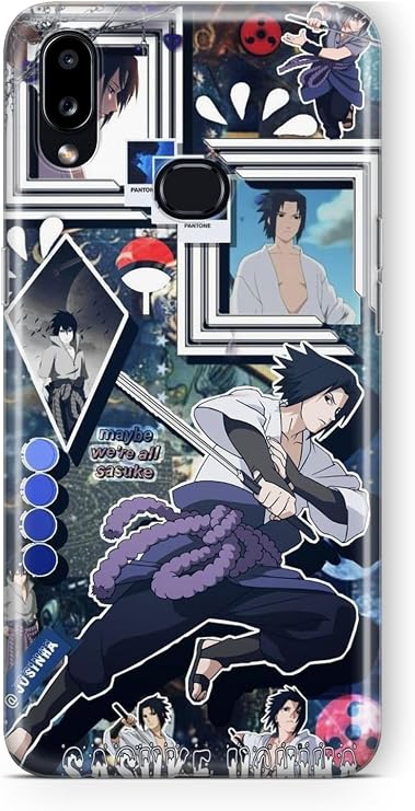 Multitronic Samsung Galaxy A10s ile Uyumlu Uchiha Sasuke Tasarım Baskılı Şeffaf Kılıf