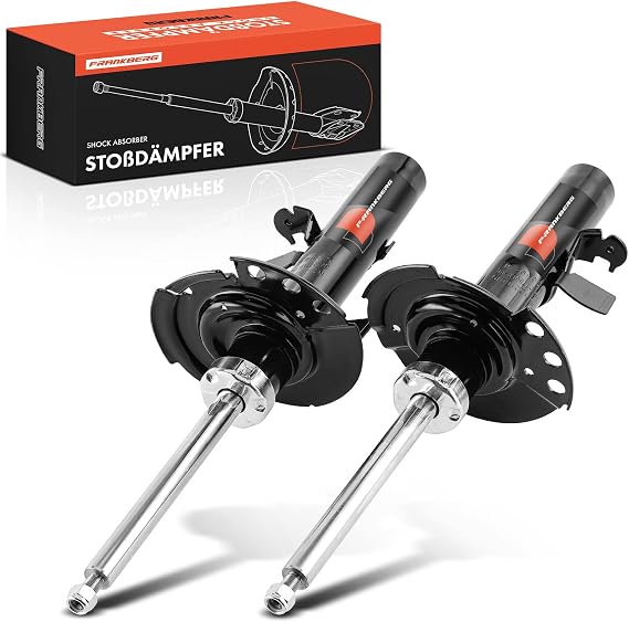 Frankberg 2x Shock Absorber Strut Front Left Right 454mm Gas pressure