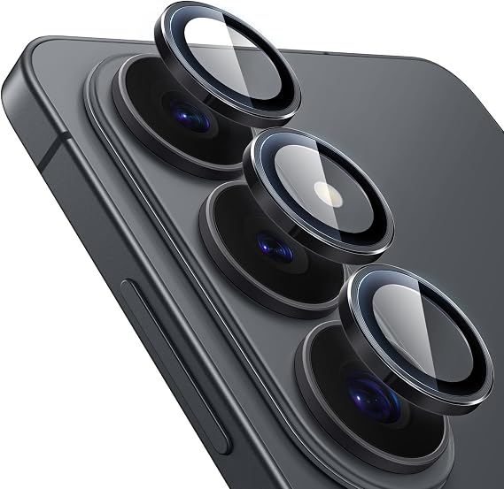 JETech Camera Lens Protector for Samsung Galaxy S26, Black, 1 Set