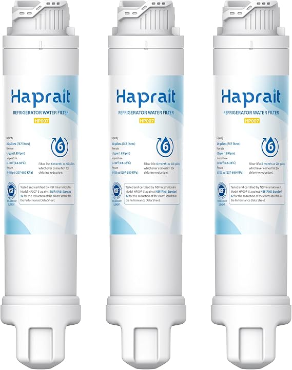 Haprait HP007 Replacement for Frigidaire EPTWFU01, 3 PCS