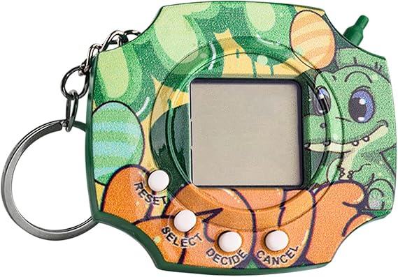Virtual Pet Toy Interactive Preschool Compact Portable Tiny Keyring