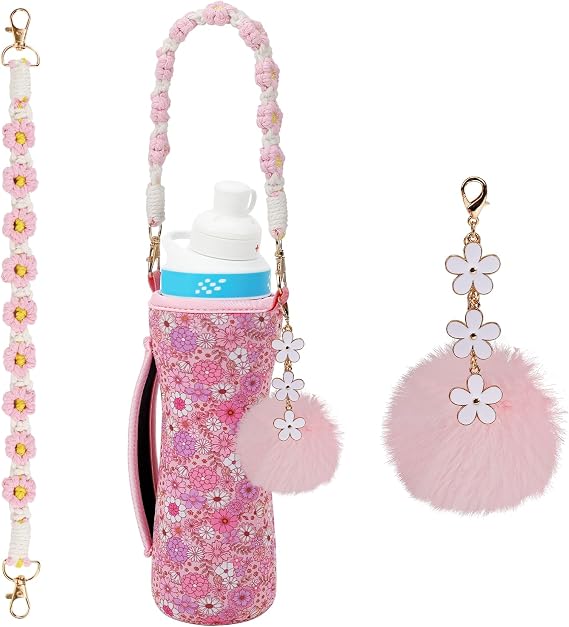 Upgrade Your Hydration Experience Compatible with Cirkul Accessories: Sleek Compatible Cirkul Water Bottle Sleeve, Stylish Compatible Cirkul Charms, Durable Straps, Handy Bottle Handle & More