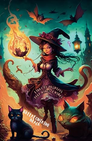 Libro de hechizos para niños y niñas: brujería, pociones y magia | Conjuros y rituales, incluidos experimentos científicos mágicos para brujas chicos ... brujitas y sus gatitos peludos en Español