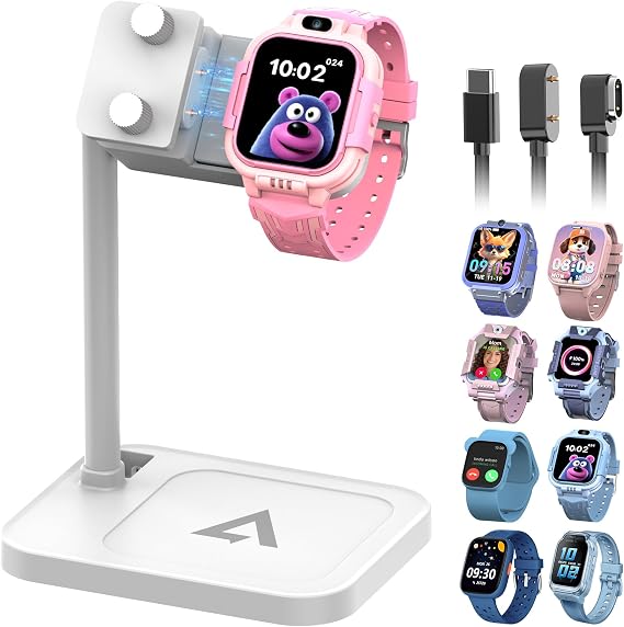 Side-Charging Adjustable Universal Smart Watch Dock