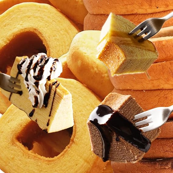 Specialty Assorted Baumkuchen Giga盛り 2kg * May also include 500g x 4 Vanilla! Giga盛り Factory Manager's Choice 2kg Assorted Sweets Snacks Baumkuchen Dessert Snack Large Quantity Commercial Use Lucky