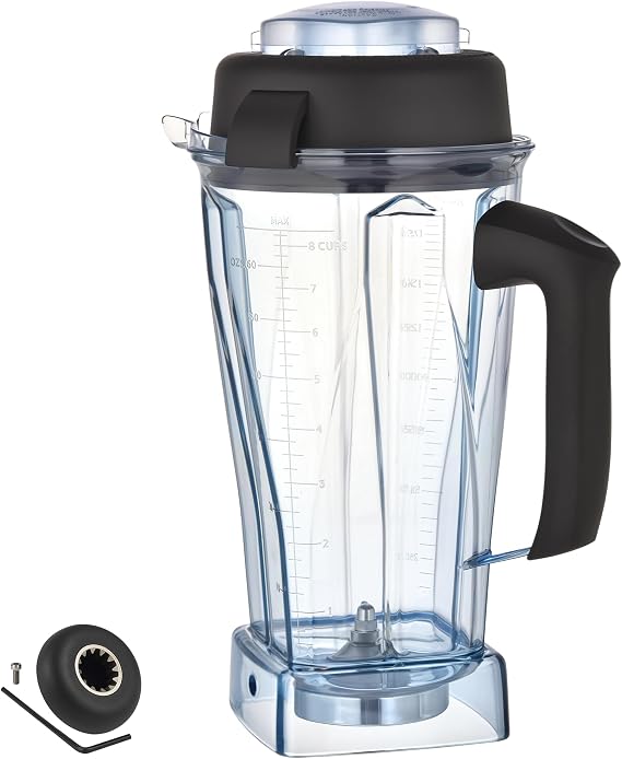 64 oz Replacement Container with Drive Socket Kit, Compatible with Vitamix 5200, 7500, E310, Classic & Explorian Series Blenders
