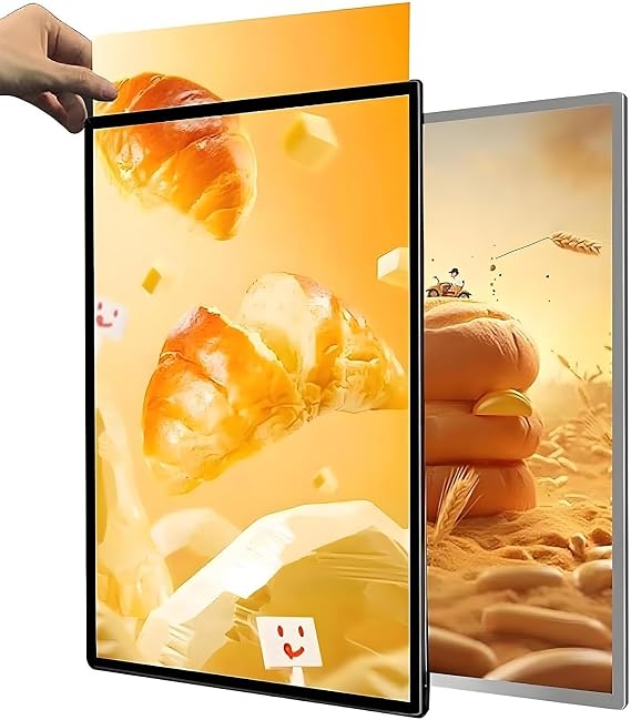 Wall-Mounted LED Light Box Sign and Ultra Slim Advertising Display Frame