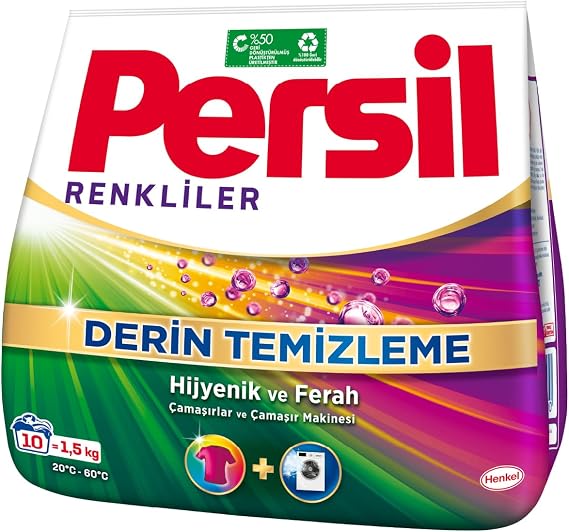 Persil Powder Laundry Detergent 1.5 kg 10 Washing Colored, Colored 1.5kg