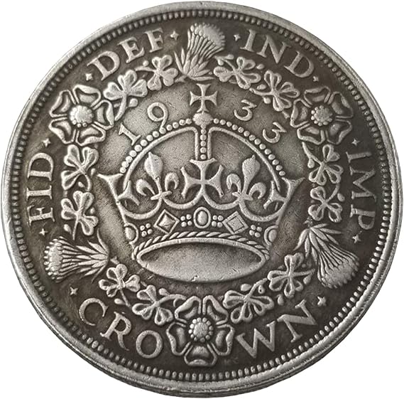 1933 Antique British Old Coin Uncirculated Great British Coins-United Kingdom Old Lucky Coin