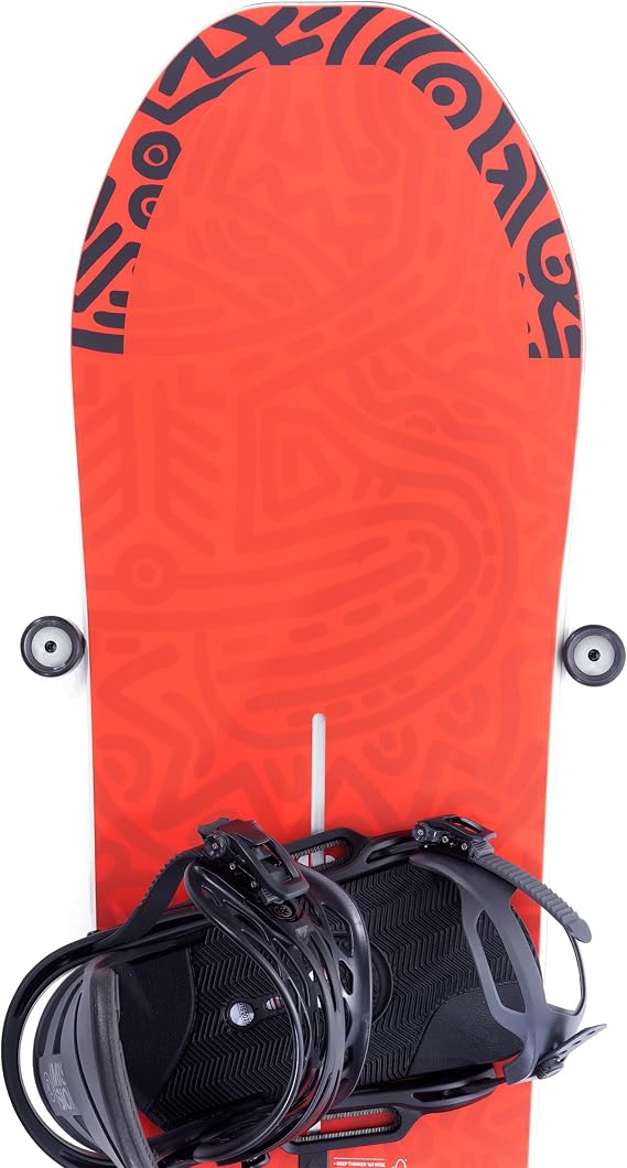 Snowboard Wall Mount Hanger – Edge-Safe Snow Board storage, Modern Rack