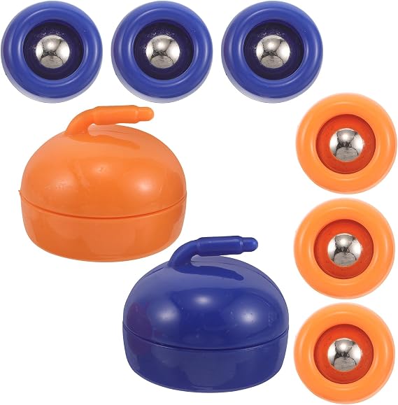 Tabletop Curling Replacement Pucks Mini Shuffleboard Rollers