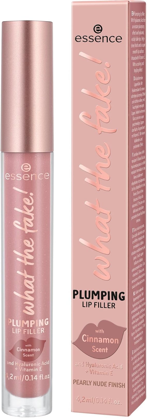 Essence Voluminizing Lip Gloss What The Fake! 02 Oh My Nude!