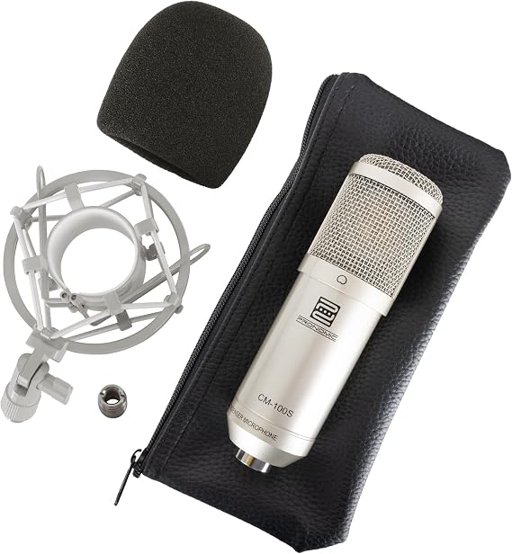 Pronomic CM-100S Studio Large Diaphragm Microphone XLR Condenser Microphone