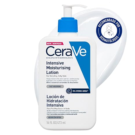 CeraVe, Intensive Moisturizing Lotion, Hydro-Urea™ and 3 Ceramides, 16 fl oz
