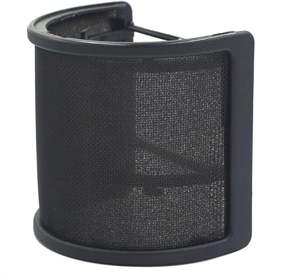 Pop Filter, LEAGY [Upgraded Three Layers] Metal Mesh & Foam & Etamine Layer Microphone Pop Filter,Microphone Windscreen Cover,Handheld Mic Shield Mask for Vocal Recording,Youtube videos,Streaming