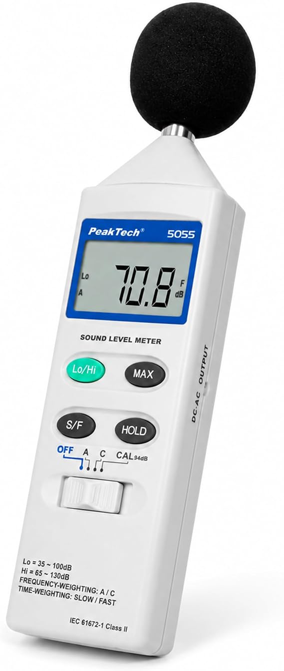 Digital Sound Level Meter 3 1/2 Digits