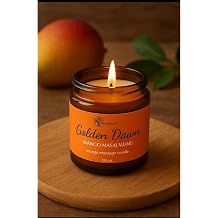 Aromaterapi Mango Kokulu Masaj Mumu 100 ml Doğal Bitkisel Yağlı, Nemlendirici Etkili Mum