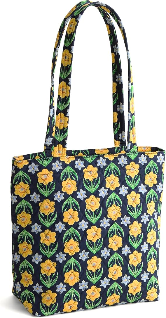 Vera Bradley Women's Premium Cotton Small Original Zip Tote Bag Tote Bag